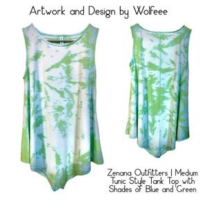 Custom Dyed Tunic Tank